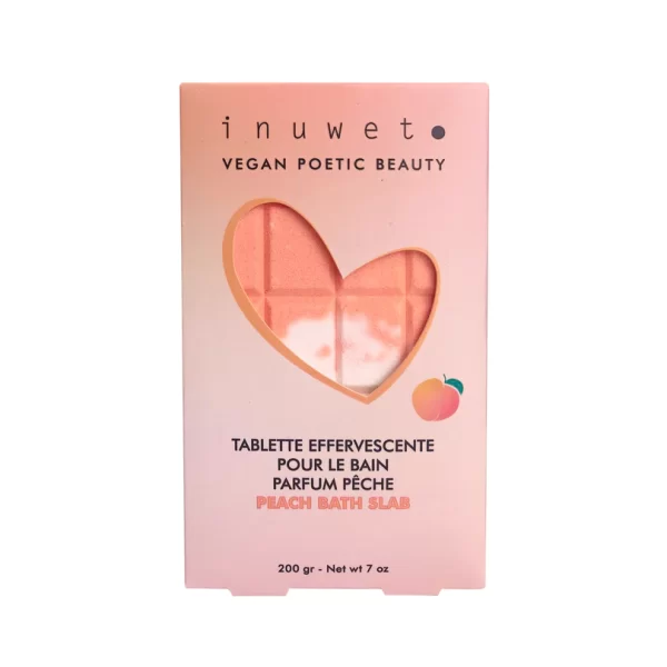 Tablette Effervescente Pour Le Bain Peach Bath Slab