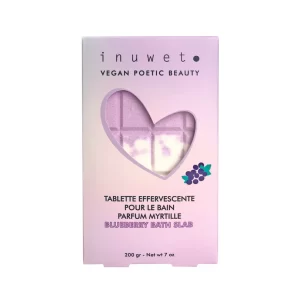 Tablette effervescente pour le bain à la myrtille